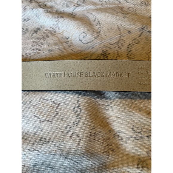 White House Black Market women's Leopard Print Haircalf  genuine Leather Belt - Picture 6 of 8